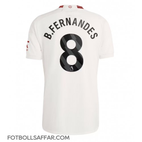 Manchester United Bruno Fernandes #8 Tredjeställ 2023-24 Kortärmad
